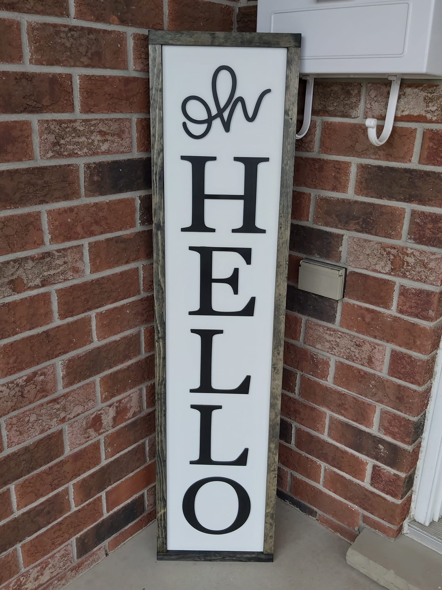 D I Y Oh Hello Porch Sign My Site